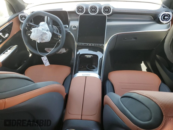 2025 Mercedes-Benz GLC with VIN W1NKJ4HB1SF340964, listed as a Copart auction lot 49317855 with 0 mi miles and Salvage Title. Bid and sale history available at carsss.com. Image 8.