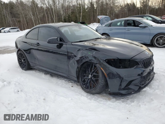 2019 BMW M2 Competition with VIN WBS2U7C58K7D03806, listed as a Copart auction lot 41759485 with 71,393 mi miles and Salvage Title. Bid and sale history available at carsss.com. Image 4.