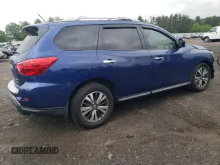 2017 Nissan Pathfinder SL with VIN 5N1DR2MM0HC648797, listed as a Copart auction lot 57584855 with 176,523 mi miles and Salvage title. Bid and sale history available at DreamBid. Image 3.
