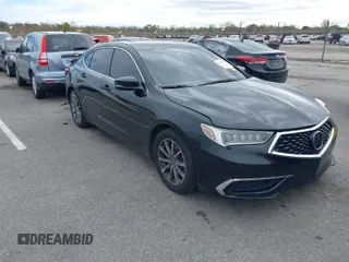 2019 Acura TLX with VIN 19UUB1F3XKA000234, listed as a IAAI auction lot 41363791 with 82,276 mi miles. Bid and sale history available at carsss.com. Image 1.