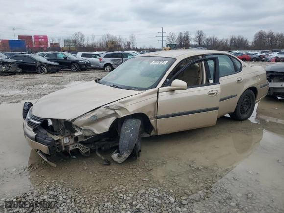 2000 Chevrolet Impala with VIN 2G1WF52E4Y9182763, listed as a Copart auction lot 86109284 with 0 mi miles and Salvage Title. Bid and sale history available at carsss.com. Image 1.