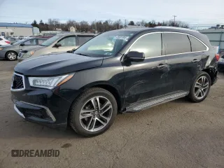 2017 Acura MDX w/Advance Pkg with VIN 5FRYD4H81HB001548, listed as a Copart auction lot 45001065 with 65,888 mi miles and Salvage Title. Bid and sale history available at carsss.com. Image 1.