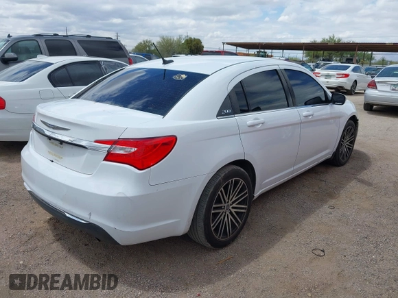 2014 Chrysler 200 LX with VIN 1C3CCBAB1EN210802, listed as a IAAI auction lot 42119888 with 154,808 mi miles and . Bid and sale history available at carsss.com. Image 4.