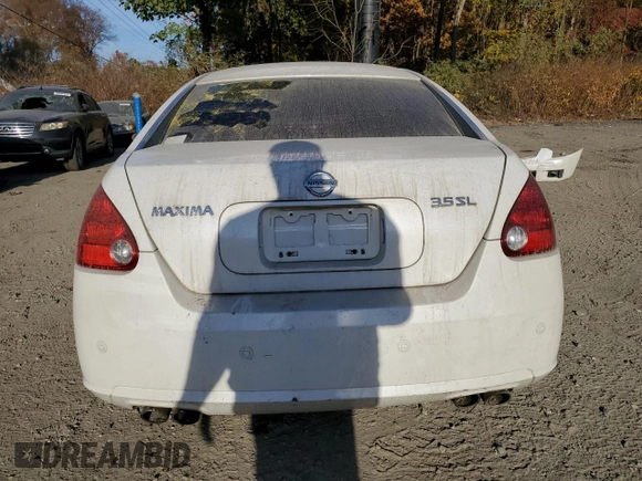 2007 Nissan Maxima 3.5 SE with VIN 1N4BA41E87C866387, listed as a Copart auction lot 78841584 with 0 mi miles and Salvage Title. Bid and sale history available at carsss.com. Image 6.