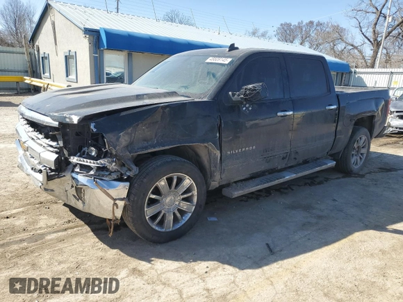 2015 Chevrolet Silverado 1500 LT with VIN 3GCPCRECXFG472109, listed as a Copart auction lot 48809145 with 155,486 mi miles and Salvage Title. Bid and sale history available at DreamBid. Image 1.