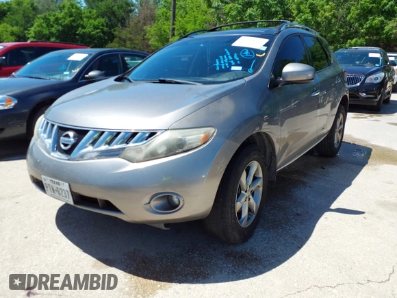 2010 Nissan Murano S with VIN JN8AZ1MU8AW018956, listed as a IAAI auction lot 42088095 with 151,844 mi miles. Bid and sale history available at carsss.com. Image 2.