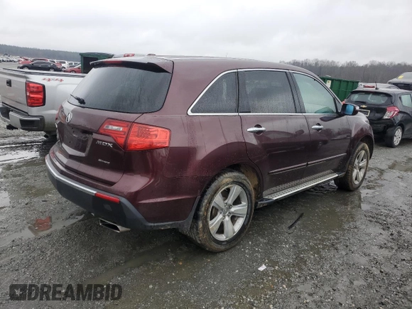 2010 Acura MDX with VIN 2HNYD2H25AH529007, listed as a Copart auction lot 44940695 with 179,198 mi miles and Salvage Title. Bid and sale history available at carsss.com. Image 3.