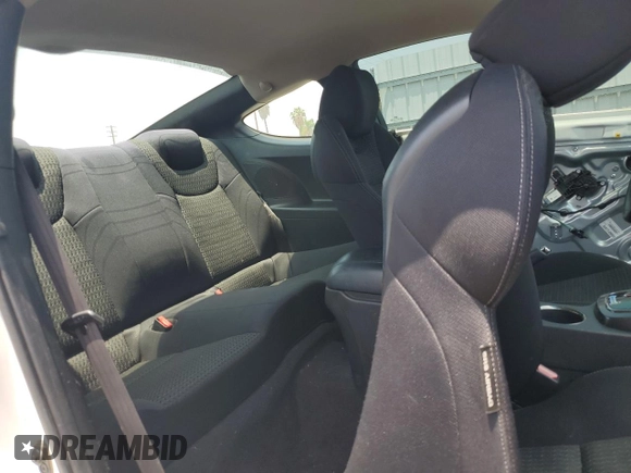 2012 Hyundai Genesis Coupe 2.0T with VIN KMHHT6KD7CU065496, listed as a Copart auction lot 59606335 with 98,008 mi miles and Salvage title. Bid and sale history available at DreamBid. Image 10.