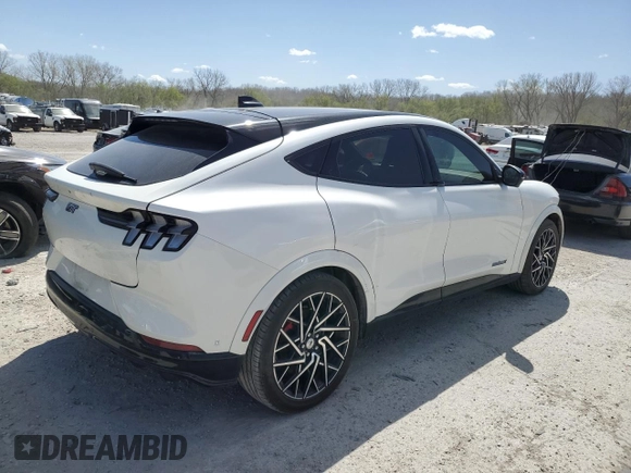 2022 Ford Mustang Mach-E GT with VIN 3FMTK4SX7NMA38575, listed as a Copart auction lot 52729185 with 28,088 mi miles and Salvage title. Bid and sale history available at DreamBid. Image 3.
