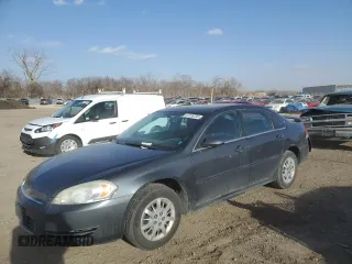 2010 Chevrolet Impala Police Police with VIN 2G1WD5EM1A1183009, listed as a Copart auction lot 47126735 with 111,620 mi miles and Salvage Title. Bid and sale history available at carsss.com. Image 1.