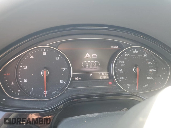 2011 Audi A8 with VIN WAURVAFD9BN006004, listed as a Copart auction lot 47996165 with 132,799 mi miles and Salvage title. Bid and sale history available at DreamBid. Image 9.