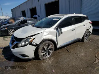 2018 Nissan Murano S z VIN 5N1AZ2MGXJN125374, wystawiony jako Copart lot #50547705 z przebiegiem 106 849 mil mil oraz Szkoda całkowita • Salvage title. Historia ofert i sprzedaży dostępna na DreamBid. Obrazek 1.
