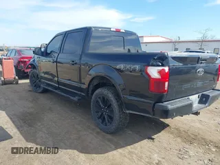 2020 Ford F-150 XL with VIN 1FTEW1E47LFC21232, listed as a IAAI auction lot 41824403 with 92,318 mi miles. Bid and sale history available at carsss.com. Image 3.