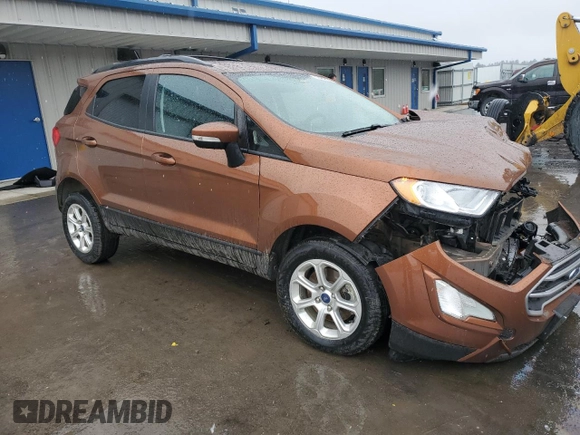 2020 Ford EcoSport SE z VIN MAJ6S3GL3LC389036, wystawiony jako Copart lot #52406165 z przebiegiem Nie podano mil oraz Szkody całkowita. Historia ofert i sprzedaży dostępna na DreamBid. Obrazek 4.