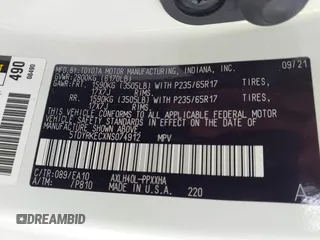 2022 Toyota Sienna XLE с VIN 5TDYRKECXNS074912, выставлен на аукционе IAAI как лот 42266527 с пробегом 59 596 миль миль и . История ставок и продаж доступна на DreamBid. Изображение 9.
