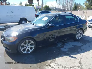 2007 BMW 3 Series 335i with VIN WBAVB735X7PA86225, listed as a IAAI auction lot 41796431 with 142,500 mi miles. Bid and sale history available at carsss.com. Image 2.