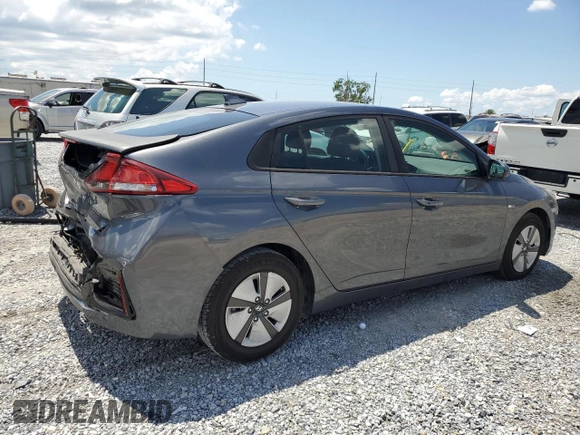 2019 Hyundai Ioniq Blue with VIN KMHC65LC4KU180265, listed as a Copart auction lot 56967965 with 103,681 mi miles and Salvage title. Bid and sale history available at DreamBid. Image 3.