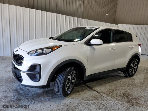 2020 Kia Sportage LX with VIN KNDPM3AC4L7809848, listed as a Copart auction lot 53145755 with 50,787 mi miles and Clean Title. Bid and sale history available at carsss.com. Image 1.