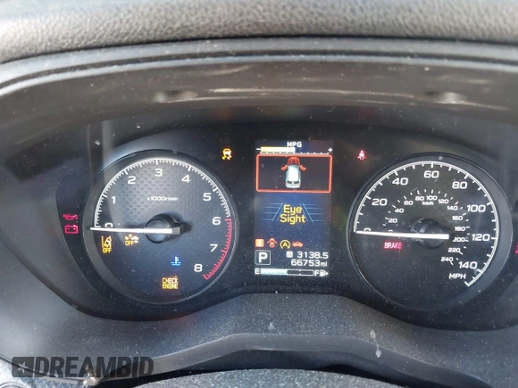 2019 Subaru Forester with VIN JF2SKACCXKH410907, listed as a IAAI auction lot 41810598 with 66,753 mi miles. Bid and sale history available at carsss.com. Image 15.