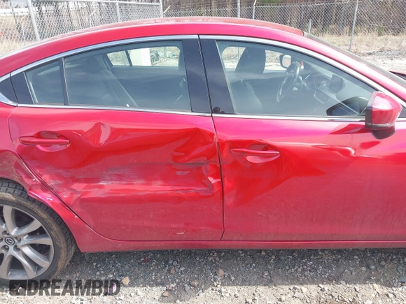 2017 Mazda Mazda6 Touring with VIN JM1GL1V56H1146909, listed as a IAAI auction lot 41709510 with 110,341 mi miles. Bid and sale history available at carsss.com. Image 13.