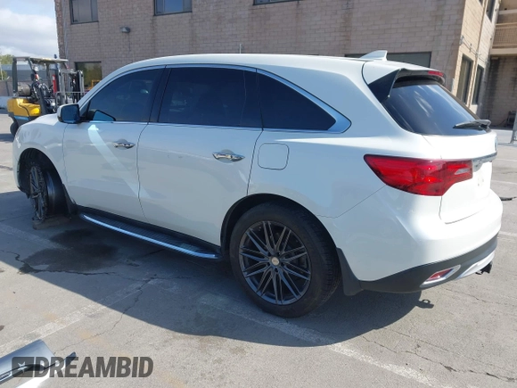 2016 Acura MDX w/Tech with VIN 5FRYD4H47GB045999, listed as a IAAI auction lot 42041010 with 124,096 mi miles. Bid and sale history available at carsss.com. Image 3.