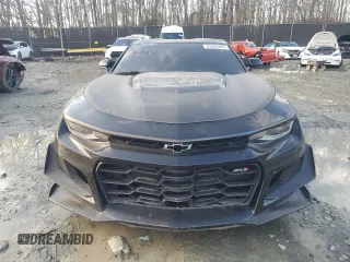 2021 Chevrolet Camaro ZL1 with VIN 1G1FK1R61M0103847, listed as a Copart auction lot 85646264 with 34,180 mi miles and Salvage Title. Bid and sale history available at carsss.com. Image 5.
