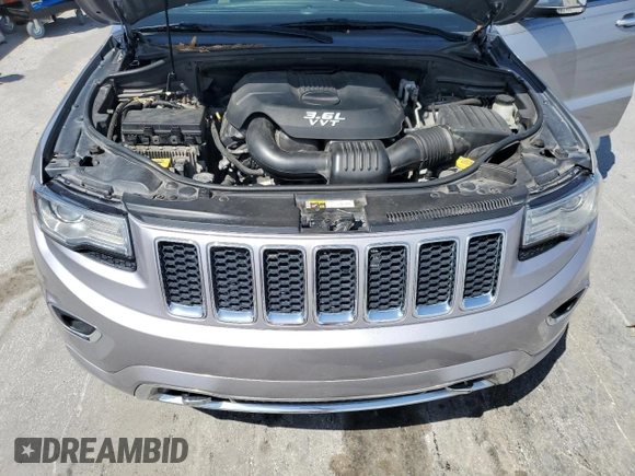 2014 Jeep Grand Cherokee Overland with VIN 1C4RJFCG1EC216154, listed as a Copart auction lot 50984675 with 91,782 mi miles and Salvage Title. Bid and sale history available at carsss.com. Image 12.