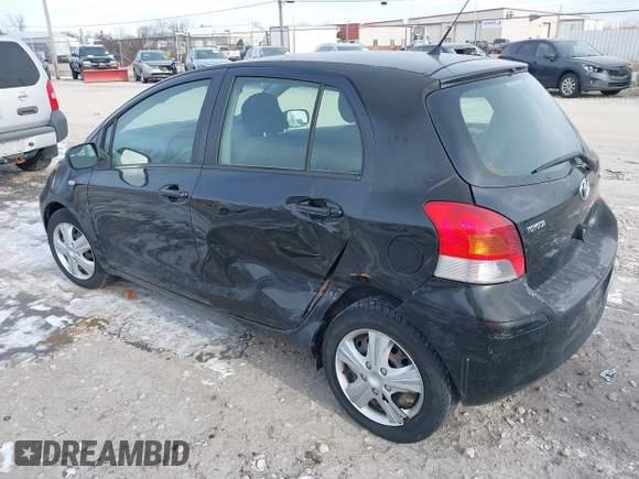 2010 Toyota Yaris with VIN JTDKT4K35A5280923, listed as a IAAI auction lot 41270556 with 175,643 mi miles. Bid and sale history available at carsss.com. Image 3.
