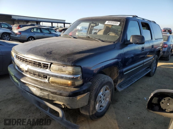 2003 Chevrolet Suburban LS with VIN 1GNEC16T93J295576, listed as a Copart auction lot 89305005 with 429,945 mi miles and Clean Title. Bid and sale history available at carsss.com. Image 1.