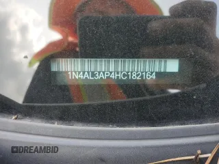 2017 Nissan Altima SV with VIN 1N4AL3AP4HC182164, listed as a Copart auction lot 56977385 with 154,958 mi miles and Salvage title. Bid and sale history available at DreamBid. Image 13.