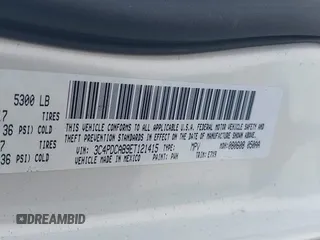 2014 Dodge Journey SE with VIN 3C4PDCAB9ET121415, listed as a IAAI auction lot 42138601 with 157,043 mi miles. Bid and sale history available at carsss.com. Image 9.