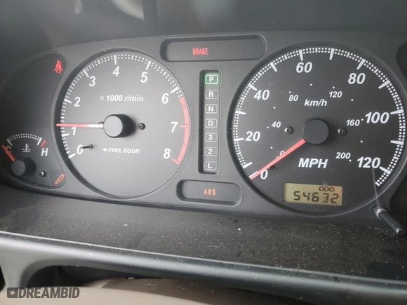 2002 Isuzu Rodeo S with VIN 4S2CK58W124334485, listed as a Copart auction lot 44846495 with 54,632 mi miles and Clean Title. Bid and sale history available at carsss.com. Image 9.