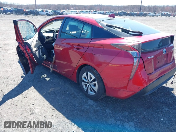 2017 Toyota Prius Two with VIN JTDKARFU0H3541211, listed as a IAAI auction lot 41888946 with 2 mi miles. Bid and sale history available at carsss.com. Image 3.
