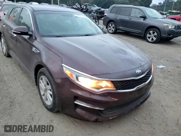 2016 Kia Optima LX with VIN 5XXGT4L32GG105361, listed as a Copart auction lot 82678114 with 58,031 mi miles and Salvage Title. Bid and sale history available at carsss.com. Image 10.