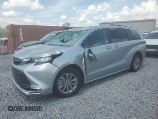 2022 Toyota Sienna XLE with VIN 5TDJRKEC3NS087440, listed as a Copart auction lot 55144735 with 35,050 mi miles and Salvage Title. Bid and sale history available at DreamBid. Image 1.