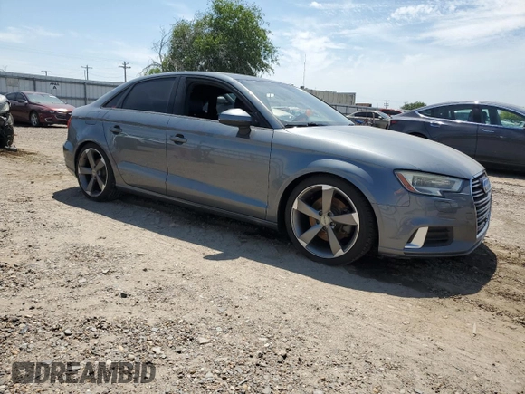 2017 Audi A3 Premium with VIN WAUAUGFF3H1028262, listed as a Copart auction lot 51419595 with Not provided miles and Salvage title. Bid and sale history available at DreamBid. Image 4.