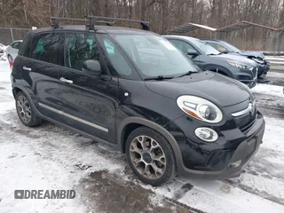 2014 FIAT 500L Trekking with VIN ZFBCFADHXEZ007139, listed as a IAAI auction lot 41359433 with 65,386 mi miles and . Bid and sale history available at DreamBid. Image 1.