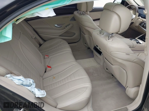 2018 Mercedes-Benz S 560 z VIN WDDUG8DB0JA389005, wystawiony jako IAAI lot #41939490 z przebiegiem 30 611 mil mil oraz . Historia ofert i sprzedaży dostępna na DreamBid. Obrazek 8.