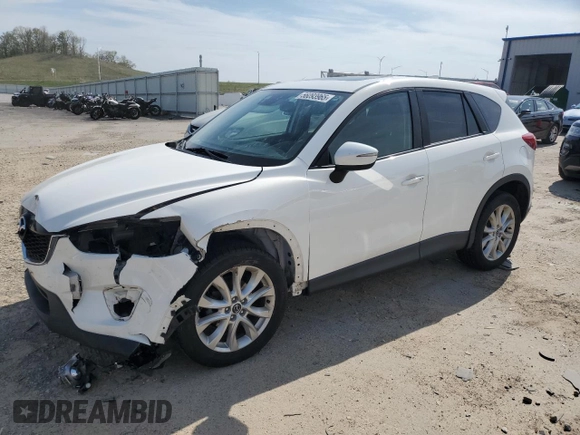 2015 Mazda CX-5 Grand Touring with VIN JM3KE4DY3F0496994, listed as a Copart auction lot 56093965 with 184,256 mi miles and Non Repairable. Bid and sale history available at DreamBid. Image 1.