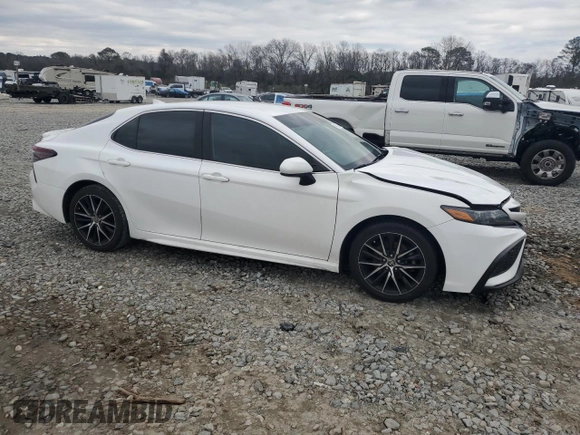 2021 Toyota Camry SE Nightshade with VIN 4T1G11AK8MU517316, listed as a Copart auction lot 45711545 with 107,330 mi miles and Salvage Title. Bid and sale history available at carsss.com. Image 4.