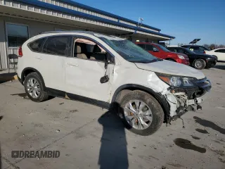 2014 Honda CR-V EX-L with VIN 5J6RM4H76EL102083, listed as a Copart auction lot 48851435 with 0 mi miles and Salvage Title. Bid and sale history available at carsss.com. Image 4.