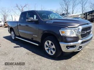 2021 Ram 1500 Big Horn with VIN 1C6SRFBT1MN831337, listed as a Copart auction lot 51418785 with 69,700 mi miles and Salvage Title. Bid and sale history available at carsss.com. Image 4.