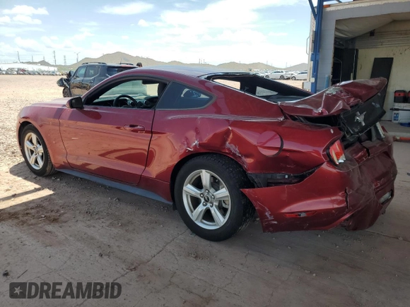 2017 Ford Mustang V6 with VIN 1FA6P8AM3H5257406, listed as a Copart auction lot 63330435 with Not provided miles and Salvage title. Bid and sale history available at DreamBid. Image 2.