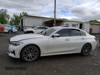 2020 BMW 3 Series 330i xDrive with VIN 3MW5R7J09L8B28716, listed as a Copart auction lot 58018745 with Not provided miles and Salvage title. Bid and sale history available at DreamBid. Image 1.