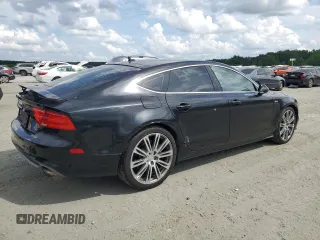 2012 Audi A7 Prestige with VIN WAU2GAFC6CN140635, listed as a Copart auction lot 61007245 with 156,190 mi miles and Clean title. Bid and sale history available at DreamBid. Image 3.