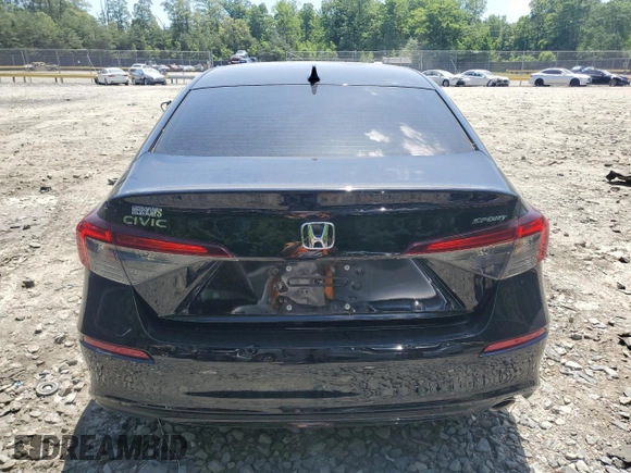 2025 Honda Civic Sport z VIN 2HGFE2F59SH524306, wystawiony jako Copart lot #57432025 z przebiegiem 8 539 mil mil oraz Szkoda całkowita • Salvage title. Historia ofert i sprzedaży dostępna na DreamBid. Obrazek 6.