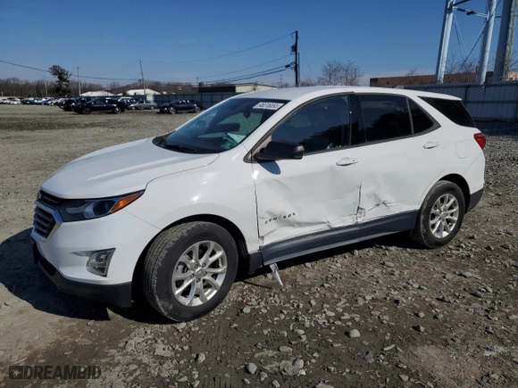 2019 Chevrolet Equinox LS with VIN 2GNAXHEV6K6152806, listed as a Copart auction lot 46616695 with 62,982 mi miles and Salvage Title. Bid and sale history available at carsss.com. Image 1.