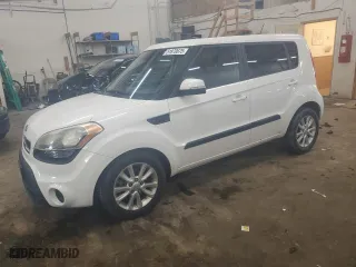 2012 Kia Soul + with VIN KNDJT2A67C7425835, listed as a Copart auction lot 51870675 with 107,941 mi miles and Salvage Title. Bid and sale history available at carsss.com. Image 1.