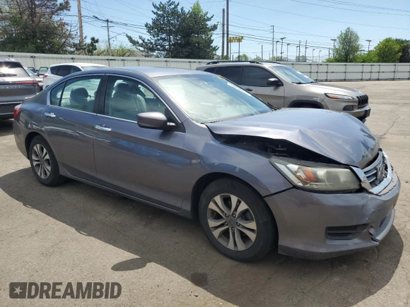 2015 Honda Accord LX with VIN 1HGCR2F38FA197357, listed as a Copart auction lot 54096215 with 289,796 mi miles and Salvage Title. Bid and sale history available at carsss.com. Image 4.