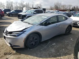 2023 Toyota Prius LE with VIN JTDACAAU8P3007788, listed as a Copart auction lot 43210605 with 44,232 mi miles and Non Repairable. Bid and sale history available at carsss.com. Image 1.